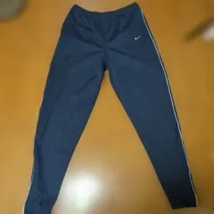Nike ネイビー ジャージパンツ テーパード サイドジップ