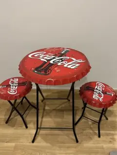 コカ・コーラ　テーブル　セット　レア