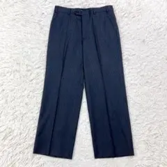 【美品】アルマーニコレツォーニ スラックス パンツ 48 L相当 ストライプ