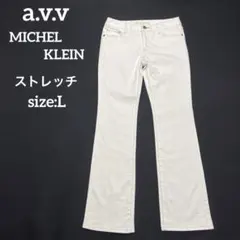a.v.v MICHEL KLEIN レディース　デニム　ブーツカット　L