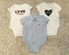baby GAP ロンパース3点セット 12-18ヶ月