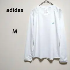 アディダス M白 メッシュ長袖Tシャツ クライマライト 吸汗性・透湿性・速乾性