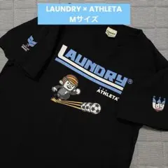 LAUNDRY × ATHLETA コラボ　Tシャツ ブラック　黒　Mサイズ