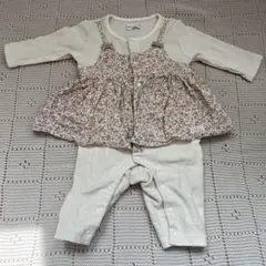 conoco 花柄ロンパース 70サイズ