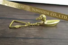 デッドストック】吉田三郎商店 TOSHIBA 真鍮 デコイ キーホルダー♪124