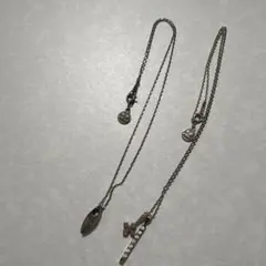 クレージュ　シルバー ネックレス 2つセット
