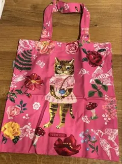 【新品未使用】ナタリー・レテ 猫のトートバッグ プリンセス・キャット ピンクのサムネイル