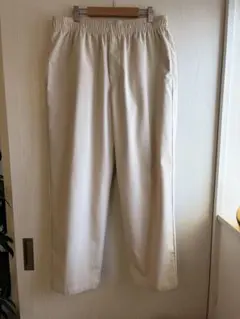 BEAMS HEART クリーム ワイドパンツ Lサイズ