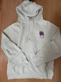 HUF パーカー アイプリント ホワイト