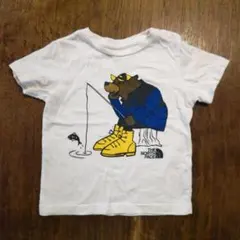 THE NORTH FACE クマイラスト Tシャツ 90