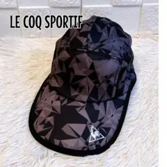 【美品】LE COQ SPORTIFベルオアシスグラフィック柄キャップ　ルコック