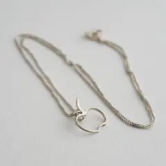 925/Italy刻印あり Apple Motif Necklace