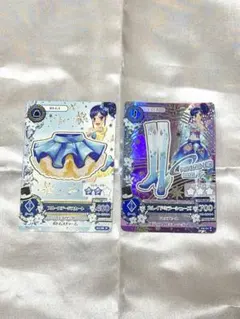 アイカツカード プレミアム カレイドミラーシューズ ブルーステージスカート