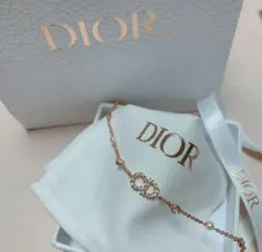 3164-3 保存箱付き極美品✨ Dior ブレスレット シルバー CD ロゴ