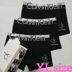 Calvin Klein ボクサーパンツ XLサイズ 3枚セット ブラック