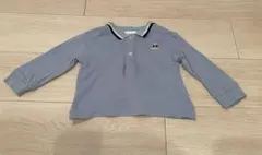 Ralph Lauren　トップス　80　水色　襟付き　長袖 ポロベア