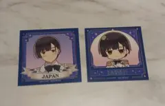 ヘタリア AMO CAFE アモカフェ 特典 ステッカー 2種 日本