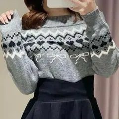 ラメノルディックニット　アンミール　anmille