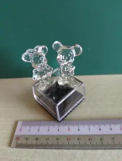 ガラス細工 置物