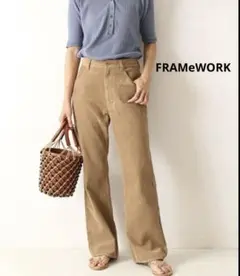 FRAMeWORK コールセミワイドPT セミフレア ベージュ 2020AW