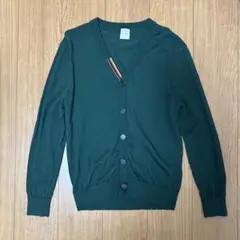 未使用品 ポールスミス パールカーディガン XXL 現行 大きいサイズ レッド ポールスミス ブラックPaul Smith BLACK コットンメッシュ