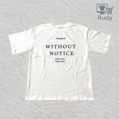 しまむら OMIコラボ ロゴT ビッグロゴ 半袖 M