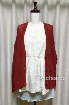 希少　大きいサイズ　ユニクロ メッシュショートカーディガン　3XL