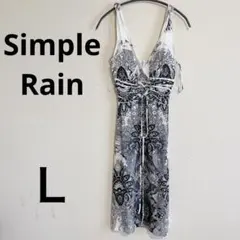 美品★ ペイズリー柄 ノースリーブワンピース 【L】 ワンピース レディース