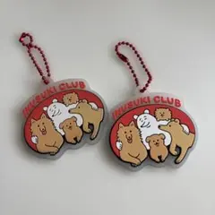 やっぱり犬は最強 INUSUKI CLUB ラバーキーホルダー 2個セット