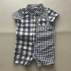 baby GAP チェック柄ロンパース 12-18ヶ月　シャツ