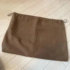 GUCCI ブラウン スエード 収納袋