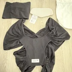 Konny ブラック 抱っこ紐 ヘッドサポート付き　Sサイズ