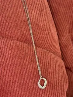 ゴールド オープンリング ネックレス