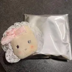 マロンクリーム　サンリオ　ホワイトフリル シークレットヘアクリップ