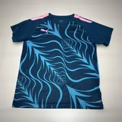 Puma 半袖シャツ ネイビー/青/ピンク