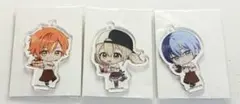 プロセカ ビビバスカフェ アクスタキーホルダー 東雲彰人／小豆沢こはね／青柳冬弥