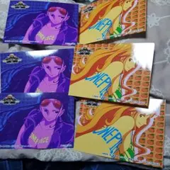 【未開封あり】ワンピース　ブロマイド　3枚セット　ゾロ、ナミ、サンジ、ロビン ワンピース ジャンプフェア特典 付録 クリアしおり サンジ ゾロ ナミ