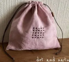 りーんさま専用 new♪ ぶどういろリネン×生成帆布 丈夫なトートバッグ