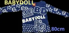 BABYDOLL 青 ロンＴ 80cm