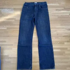 ダークブルー ストレート デニム 160