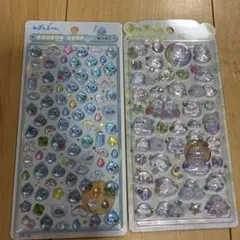 ボンボンドロップシールしずくちゃんうるちゅルシールシマエナガ国内正規品2枚セット