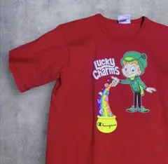 3⬛︎Champion Lucky Charms Tシャツ レッド