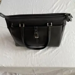 ブラック ビジネスバッグ 合成皮革