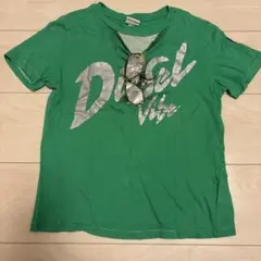 DIESEL キッズ Tシャツ グリーン