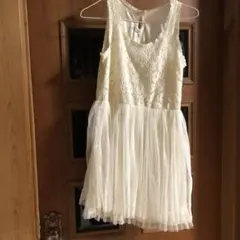 【INGNI/イング】レースドッキングワンピース/M