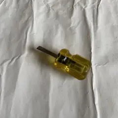 플랫 스크루 드라이버 클리어 그립 미사용 DIY 툴 스크루 드라이버
