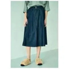 AMERICAN HOLIC　綿100デニムスカート　Mサイズ　紺 ミモレ丈