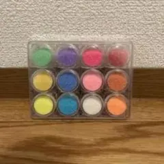 12色 ネイルアート用パウダーセット