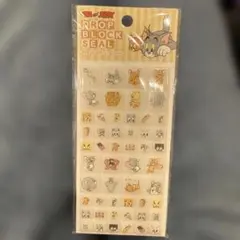 トムとジェリーブロックタイルシール白！ボンボンドロップうるちゅるおはじきサンリオ