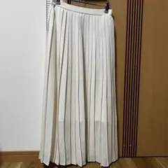 UNIQLO ホワイト プリーツスカート S